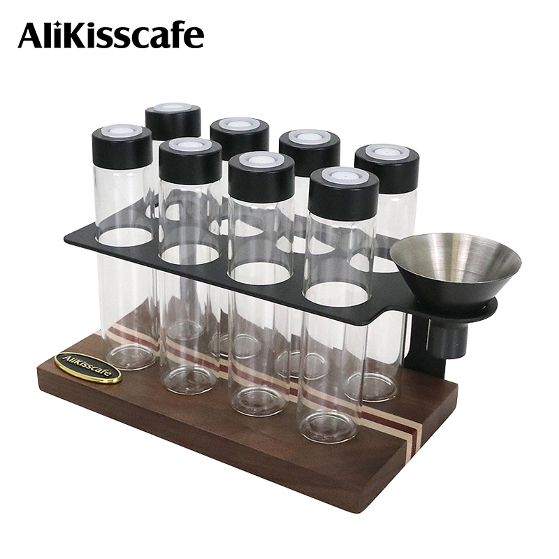 Coffee Tea Organizer - Alikisscafe Coffee Beans Storage Tube Container