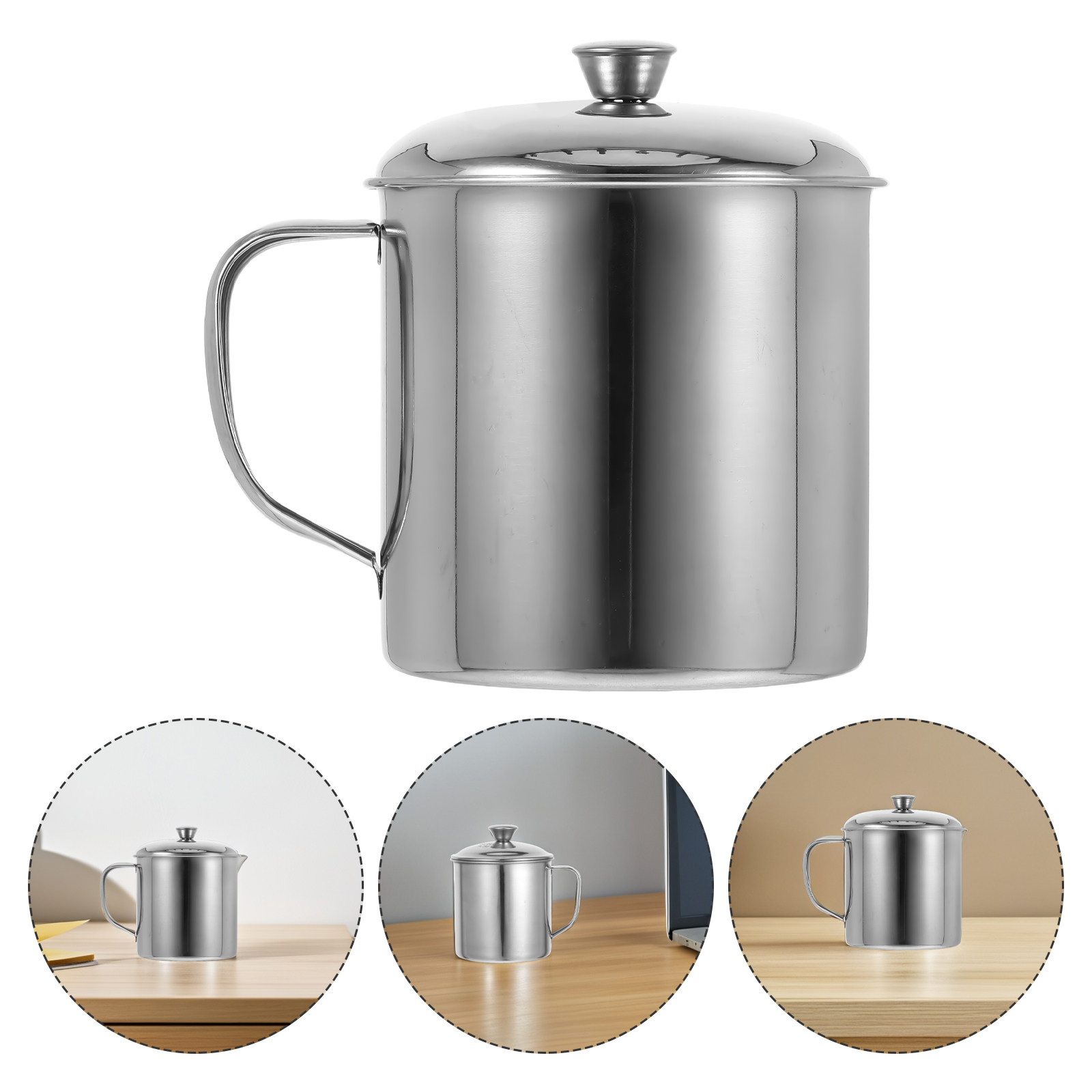 Coffee Tea Cups - Stainless Steel Kids Water Cup Double