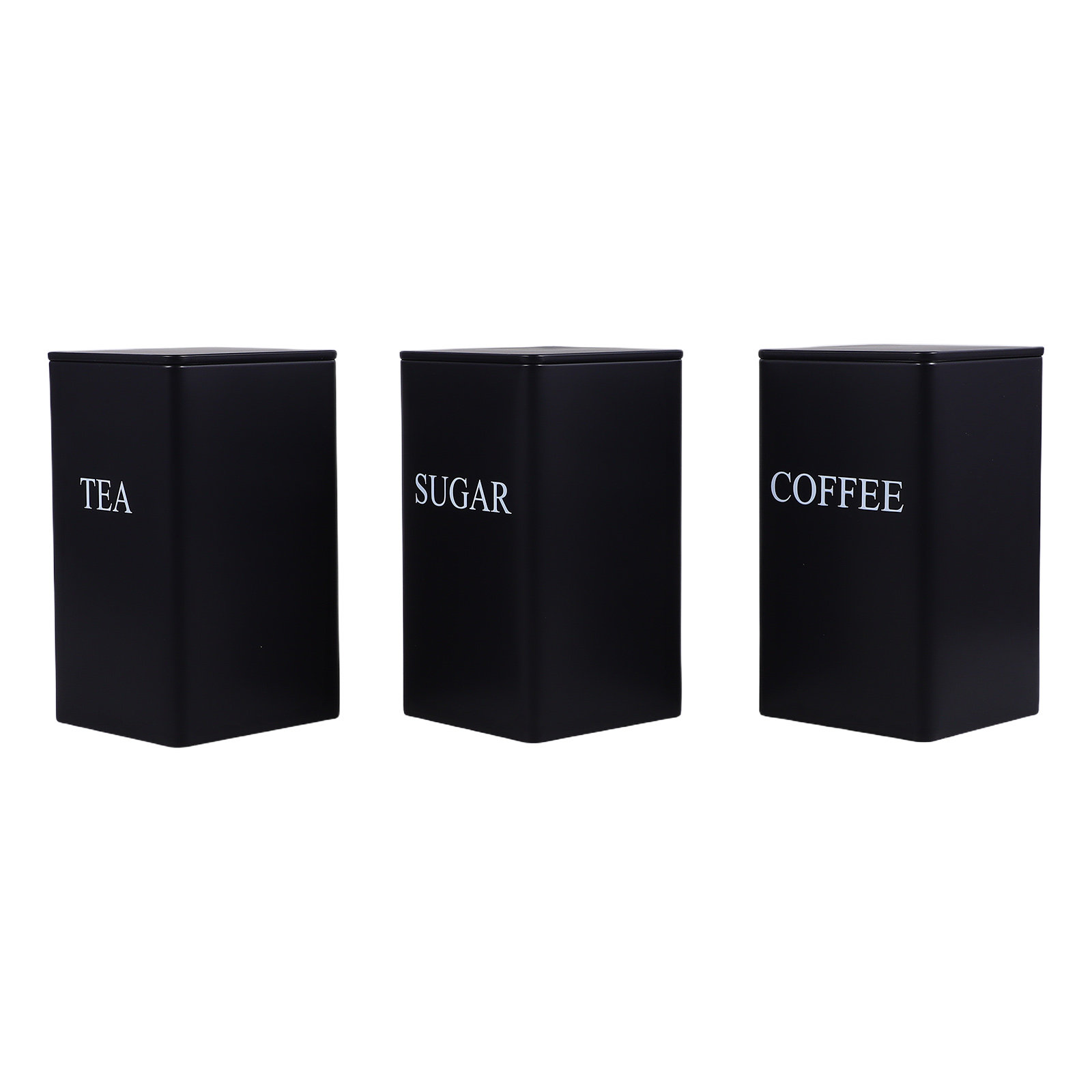 3Pcs Airtight Metal Kitchen Ca - Coffee Tea Organizer ulasan dan harga
