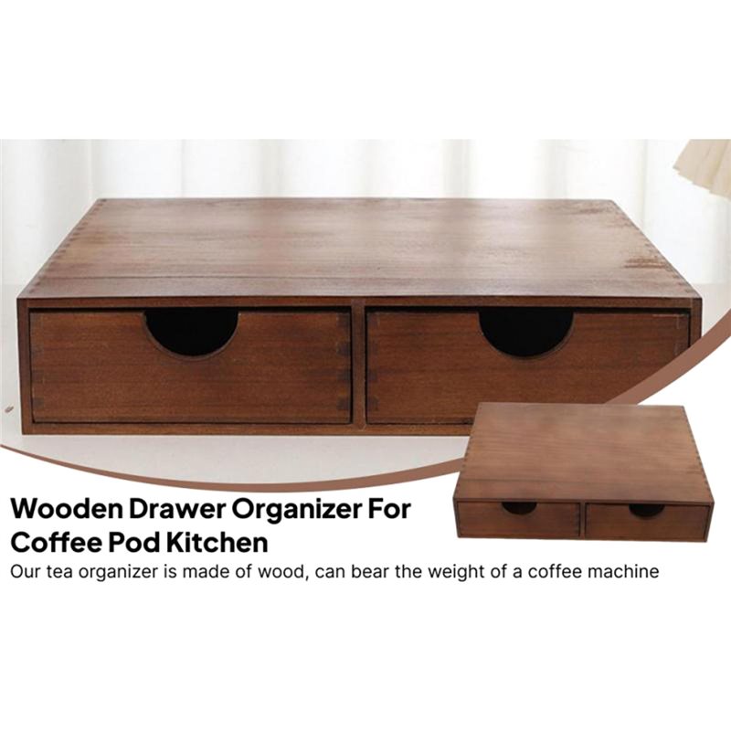 TFTP-Wooden Coffee Pod Storage - Coffee Tea Organizer ulasan dan harga
