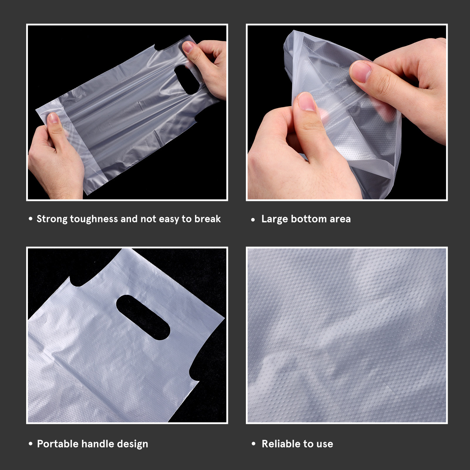 500Pcs Beverage Bags Handle Tr - Coffee Tea Cups ulasan dan harga
