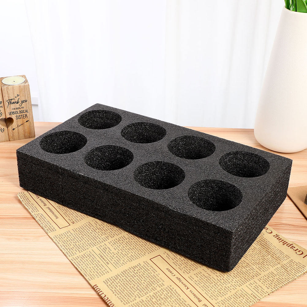 4Pcs 8-Hole Beverage Cup Tray  - Coffee Tea Cups ulasan dan harga