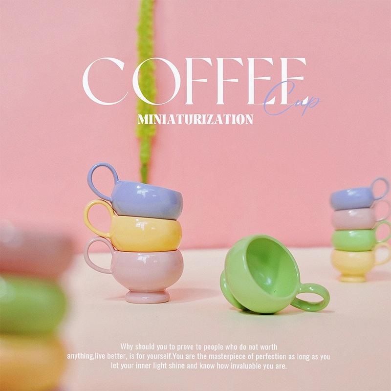 1Pcs Miniature Coffee Cup Orna - Coffee Tea Cups ulasan dan harga