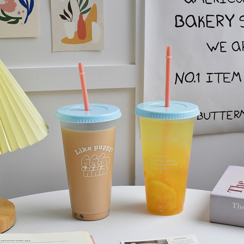 Plastic Water Bottle Cute Coff - Coffee Tea Equipment ulasan dan harga