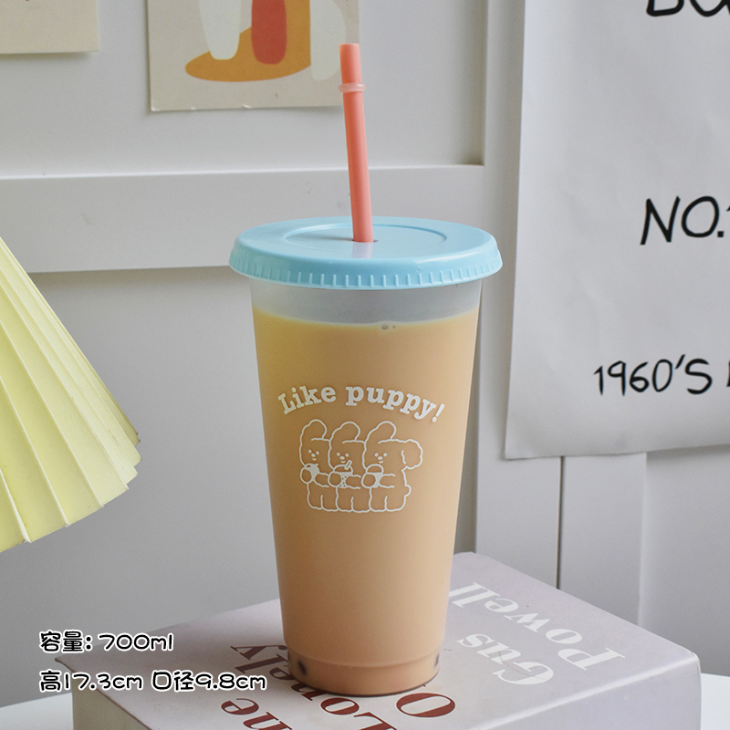 Plastic Water Bottle Cute Coff - Coffee Tea Equipment ulasan dan harga