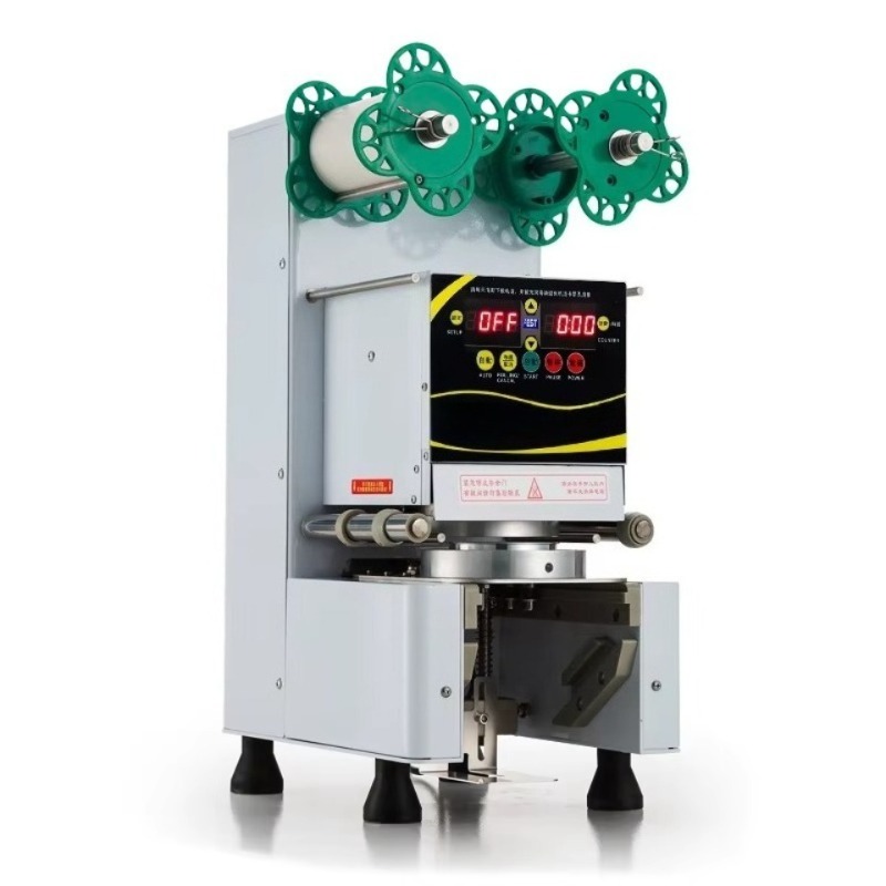 Automatic Plastic Cup Sealing  - Coffee Tea Cups ulasan dan harga