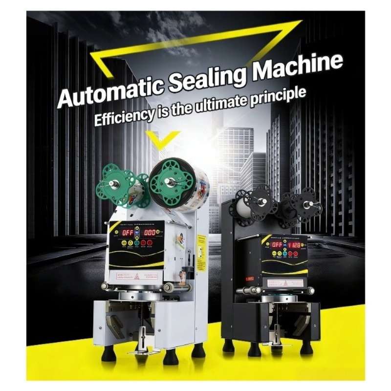 Automatic Plastic Cup Sealing  - Coffee Tea Cups ulasan dan harga