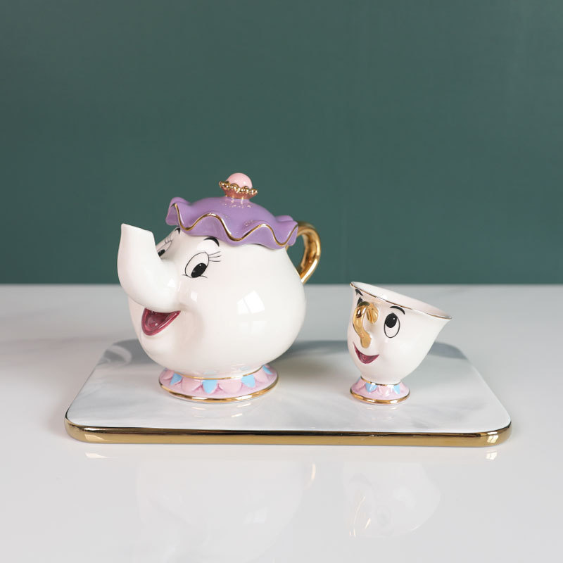 Hot Teapot Cartoon Beauty And  - Coffee Tea Mix ulasan dan harga