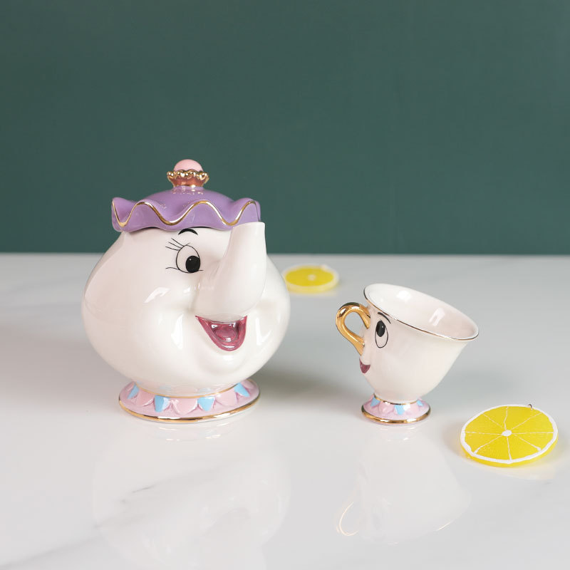 Hot Teapot Cartoon Beauty And  - Coffee Tea Mix ulasan dan harga