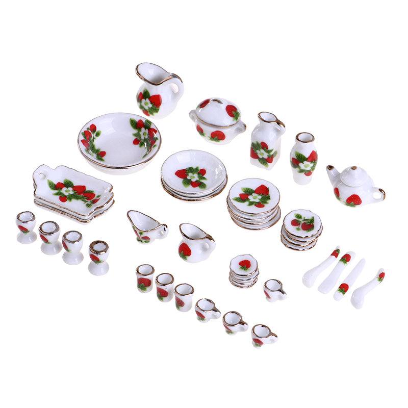 1 Set 1:12 Miniature Doll Hous - Coffee Tea Mix ulasan dan harga