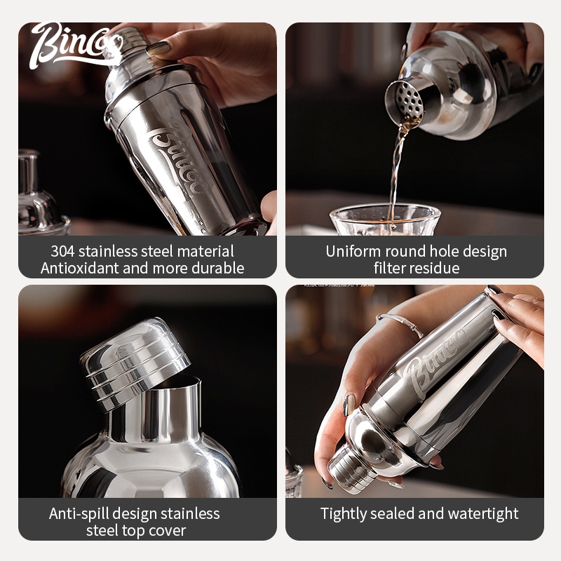 BINCOO Stainless Steel Shaker  - Coffee Tea Equipment ulasan dan harga