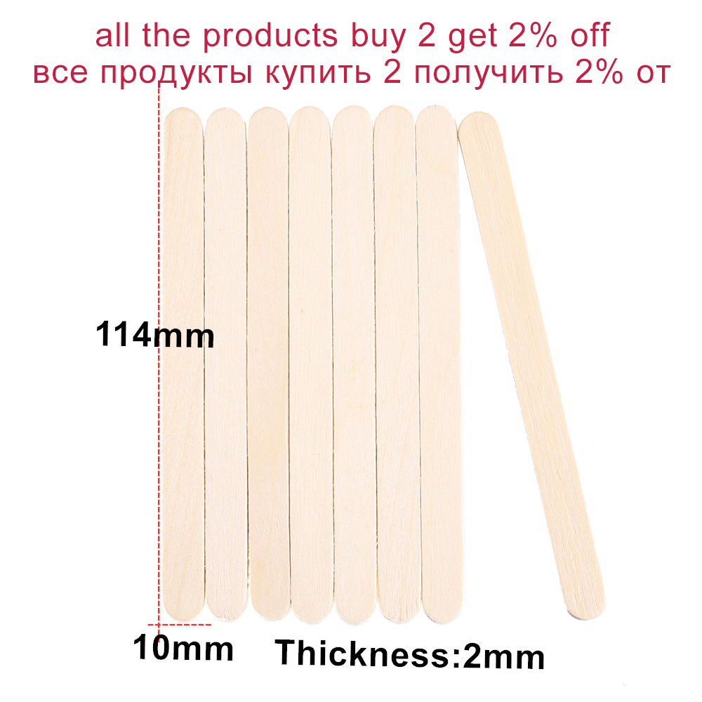 50-150pcs 11cm Wooden Coffee T - Coffee Tea Equipment ulasan dan harga