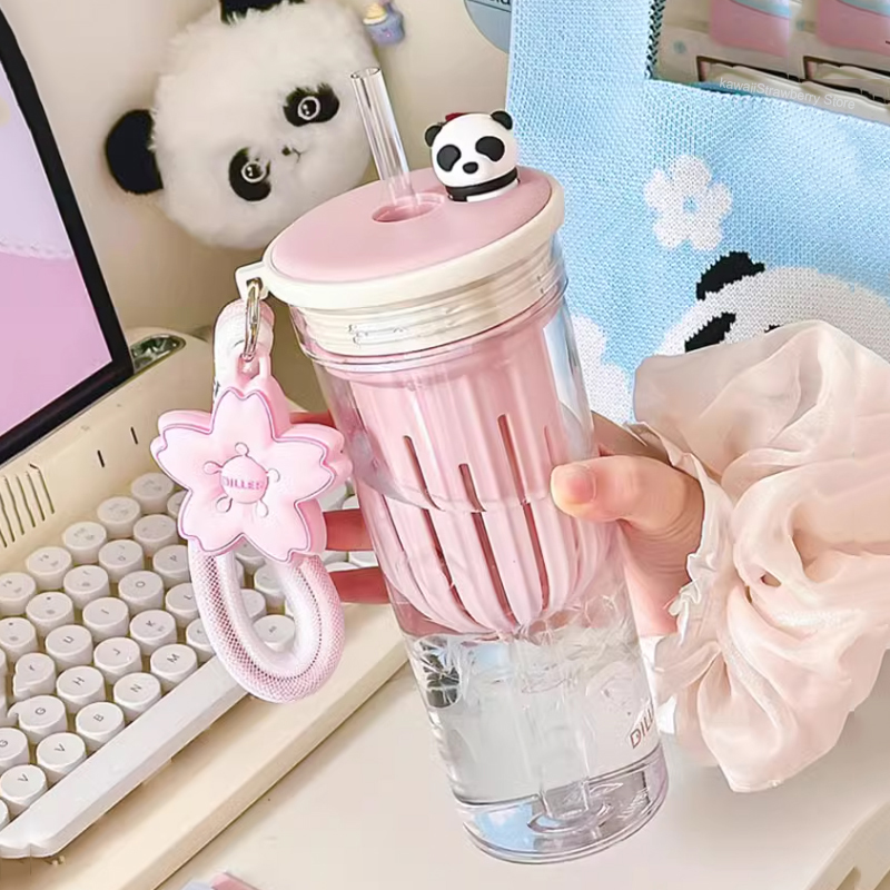 650ml Kawaii Water Bottle With - Coffee Tea Equipment ulasan dan harga