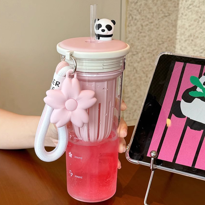 650ml Kawaii Water Bottle With - Coffee Tea Equipment ulasan dan harga