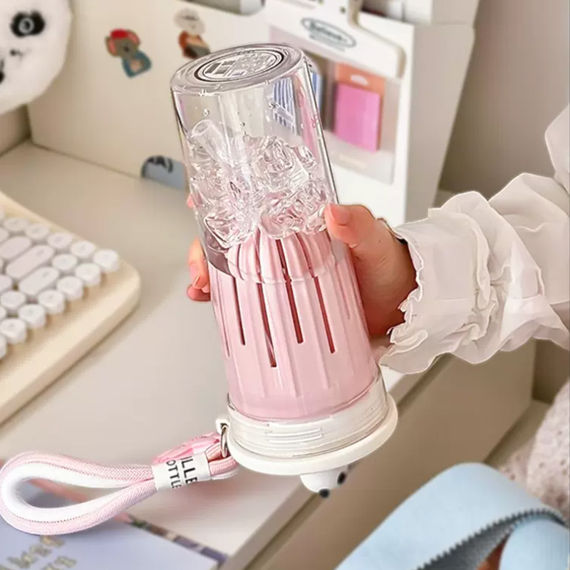 650ml Kawaii Water Bottle With - Coffee Tea Equipment ulasan dan harga