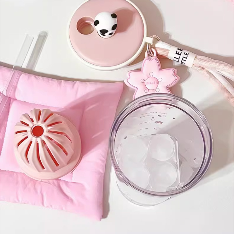 650ml Kawaii Water Bottle With - Coffee Tea Equipment ulasan dan harga