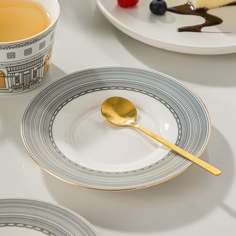 Architectural Cup and Saucer C - Coffee Tea Mix ulasan dan harga