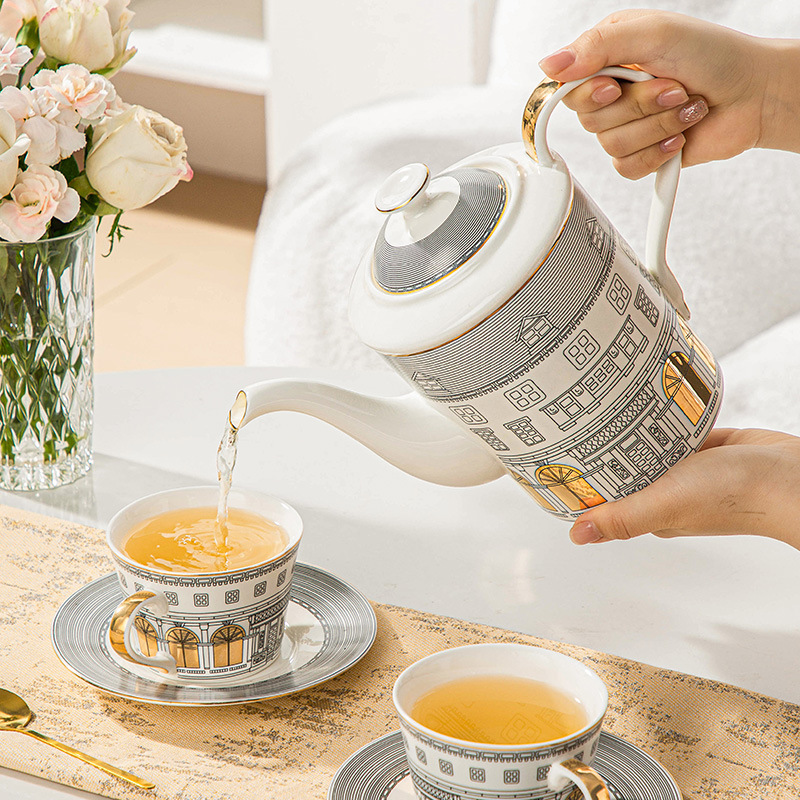 Architectural Cup and Saucer C - Coffee Tea Mix ulasan dan harga