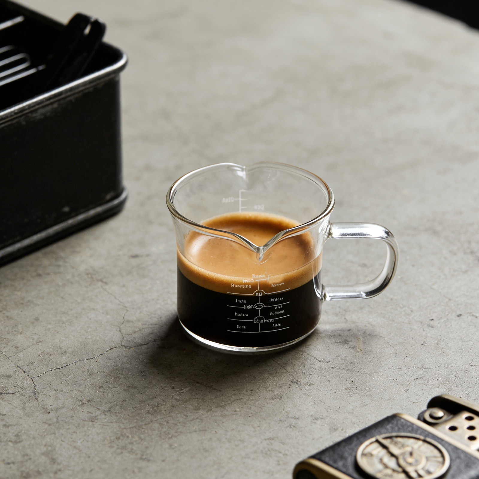 Double Spout Glass Measuring C - Coffee Tea Cups ulasan dan harga
