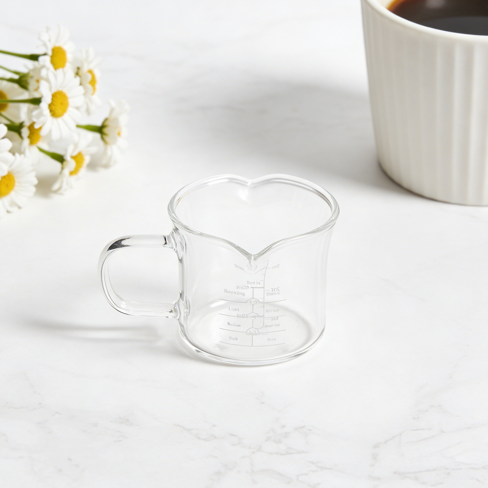Double Spout Glass Measuring C - Coffee Tea Cups ulasan dan harga
