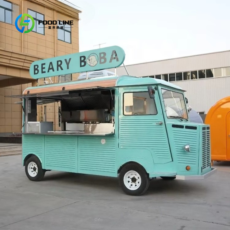 Electric Mobile Food Truck Cus - Coffee Tea Equipment ulasan dan harga