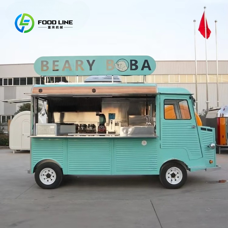 Electric Mobile Food Truck Cus - Coffee Tea Equipment ulasan dan harga