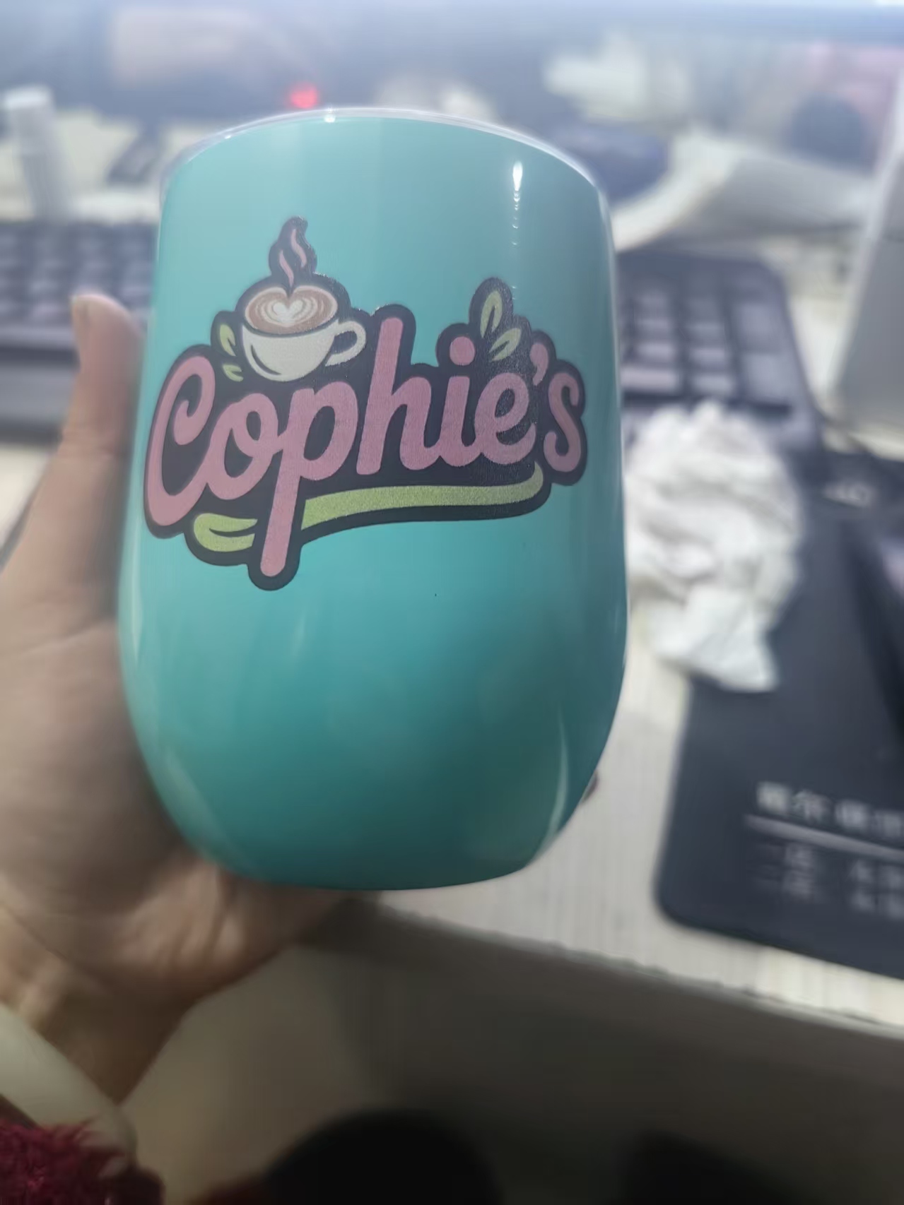 12oz egg mug Travel Coffee Mug - Coffee Tea Equipment ulasan dan harga